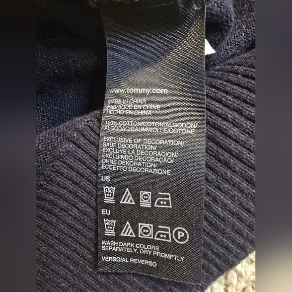 Tommy Hilfiger Sweater Vest 100% Cotton Preppy Countryside Chic Fisherman Unisex - Picture 5 of 7